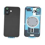 TAPA TRASERA DE BATERIA PARA IPHONE 16 NEGRO COMPATIBLE