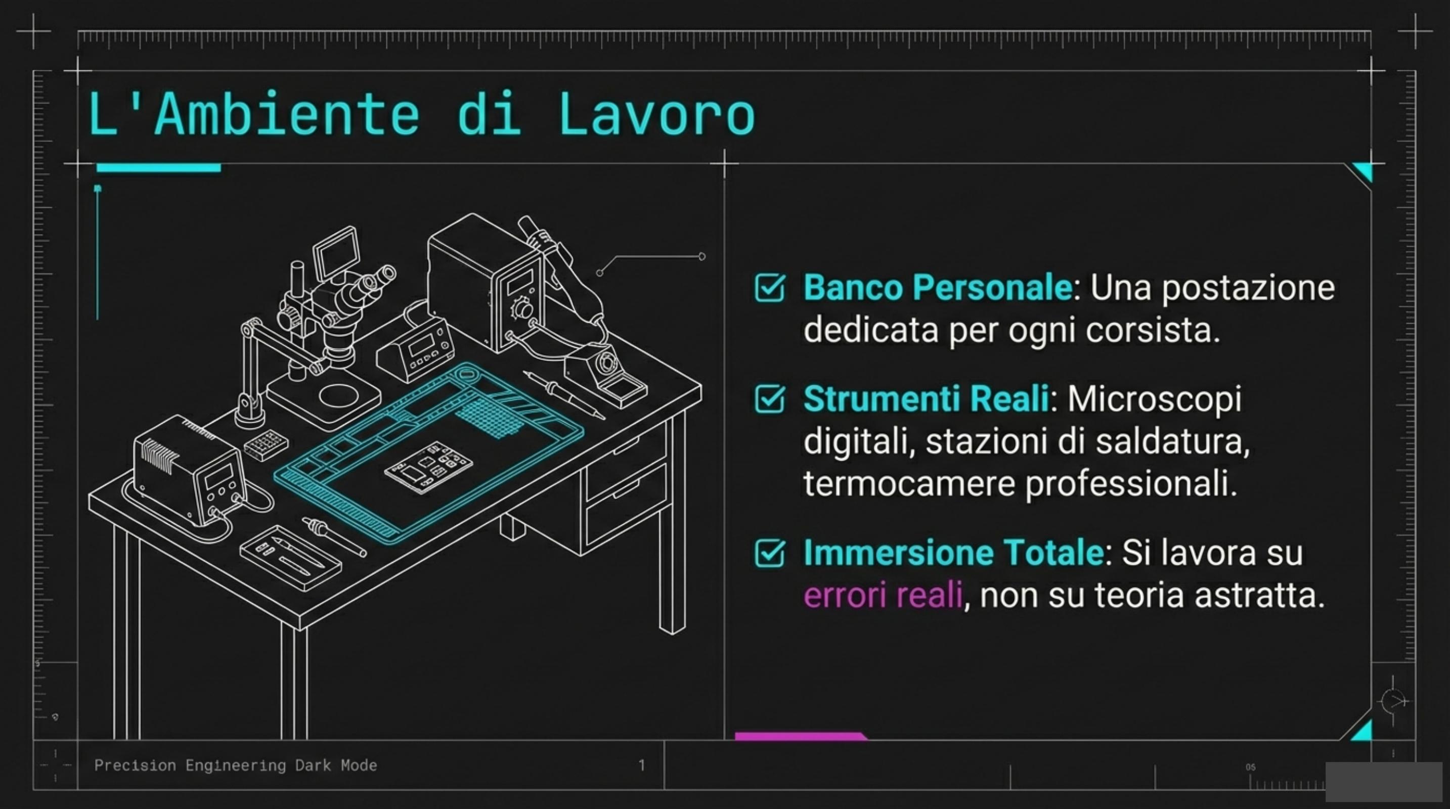 Slide: L'ambiente di lavoro