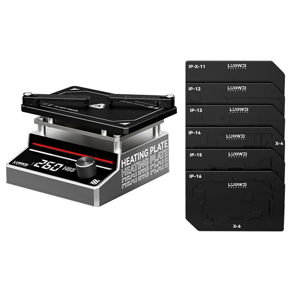 PRERISCALDATORE DISSALDANTE LUOWEI HS3-PRO + KIT MODULI IPHONE X - 16 SERIES