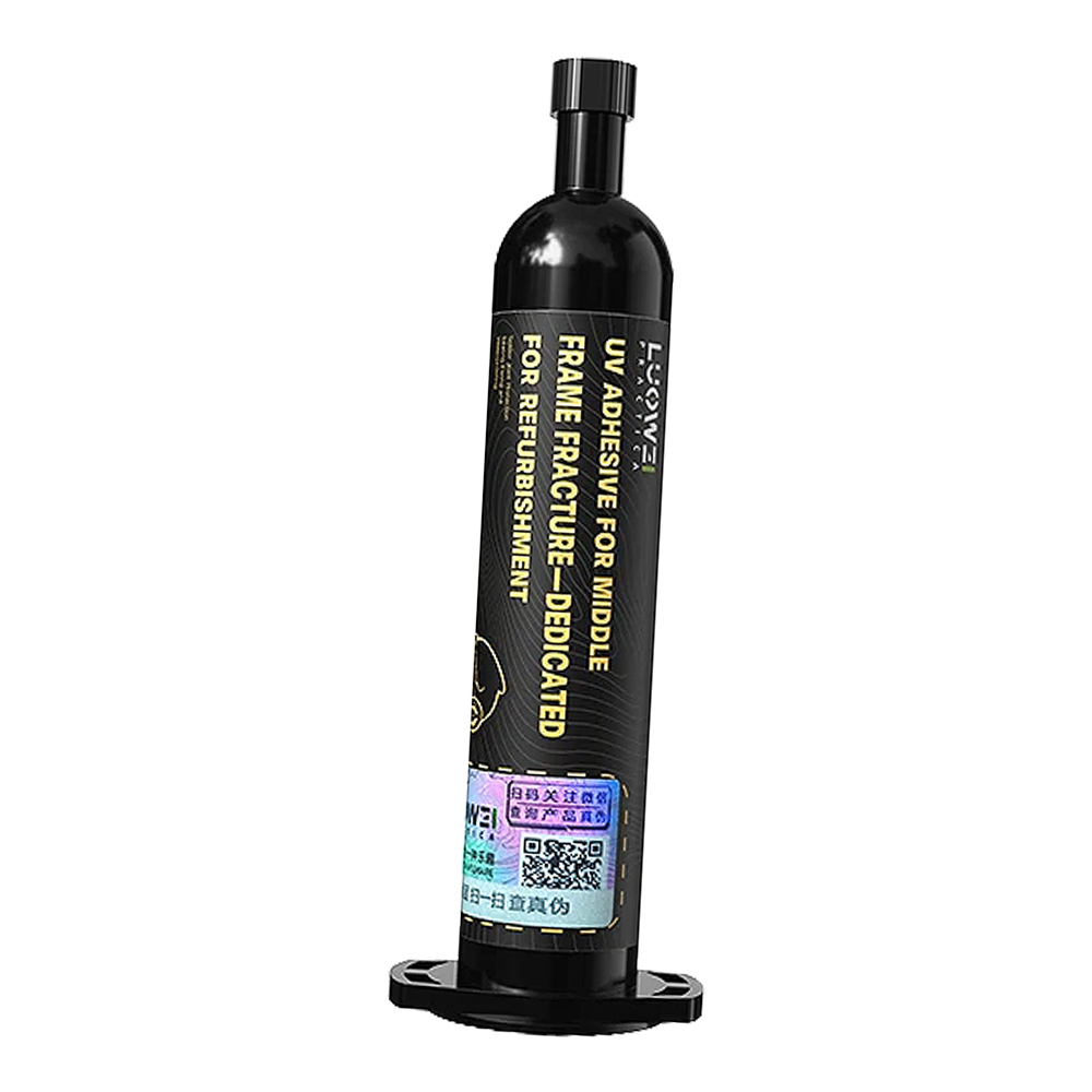COLLA PER RIPARAZIONI FRAME A POLIMERARIZZAZIONE UV LUOWEI LW-128 TRASPARENTE 30ml