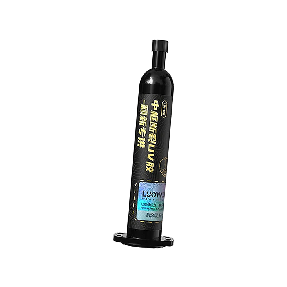 COLLA PER RIPARAZIONI FRAME A POLIMERARIZZAZIONE UV LUOWEI LW-128 TRASPARENTE 10ml