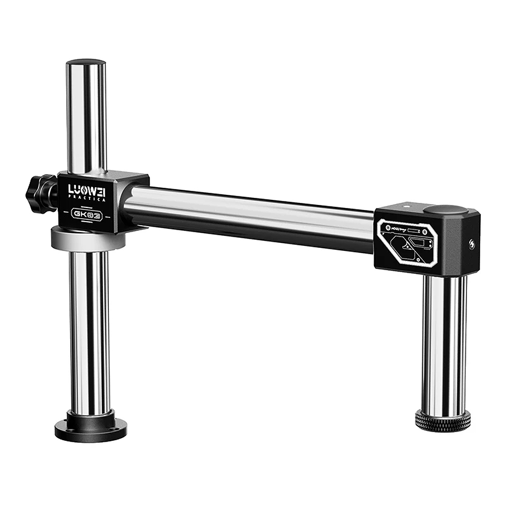 SUPPORTO DI SOSTEGNO PER MICROSCOPIO LUOWEI LW-GK03 CON BRACCIO OSCILLANTE UNIVERSALE NERO