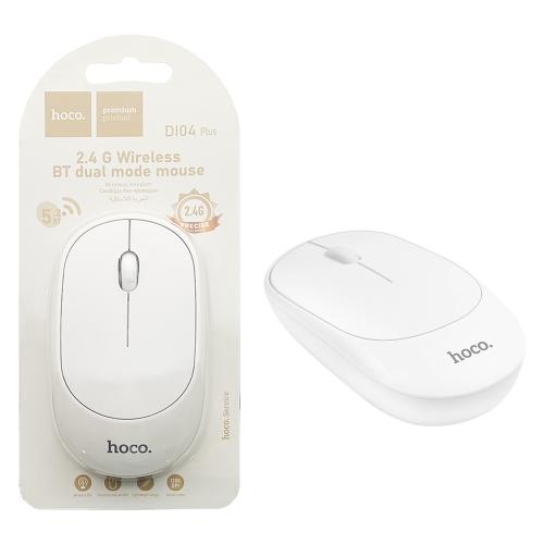 MOUSE WIRELESS HOCO DI04 PLUS BIANCO - BLISTER RETAIL