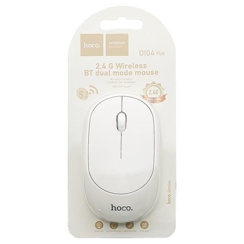 MOUSE WIRELESS HOCO DI04 PLUS BIANCO - BLISTER RETAIL