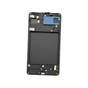 DISPLAY LCD PER SAMSUNG A715F A71 NERO CON FRAME (OLED) (S/S)