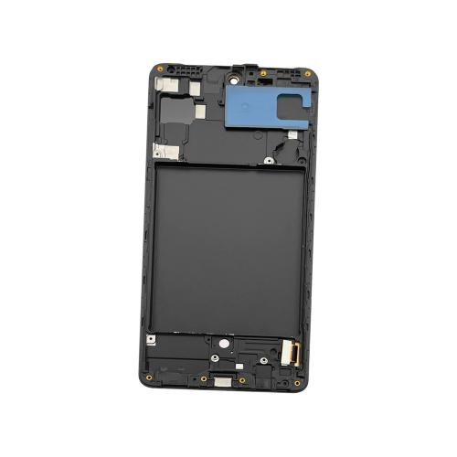DISPLAY LCD PER SAMSUNG A715F A71 NERO CON FRAME (OLED) (S/S)