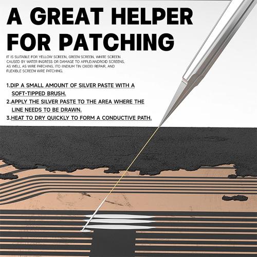 PASTA CONDUTTIVA LUOWEI LW-327 WIRE SILVER PER CIRCUITI STAMPATI