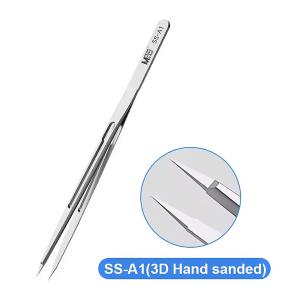 PINZA MAANT SS-A1 CON PUNTA DIRITTA 3D IN ACCIAIO INOSSIDABILE 