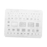 STENCIL PER REBALLING IC CHIP YCS PER CPU APPLE IPHONE 16