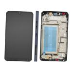 DISPLAY LCD PER LG LM-X520 LM-X525 K50 Q60 NERO CON FRAME