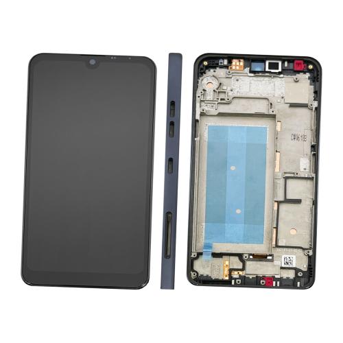 PANTALLA LCD PARA LG LM-X520 LM-X525 K50 Q60 NEGRO CON MARCO