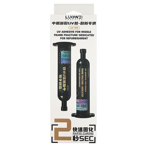 COLLA PER RIPARAZIONI FRAME A POLIMERARIZZAZIONE UV LUOWEI LW-128 TRASPARENTE 30ml