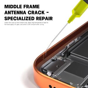 COLLA PER RIPARAZIONI FRAME A POLIMERARIZZAZIONE UV LUOWEI LW-128 TRASPARENTE 10ml