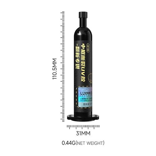 COLLA PER RIPARAZIONI FRAME A POLIMERARIZZAZIONE UV LUOWEI LW-128 TRASPARENTE 10ml