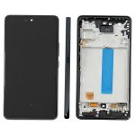 DISPLAY LCD PER SAMSUNG A536B A53 NERO CON FRAME (OLED) (O/S)