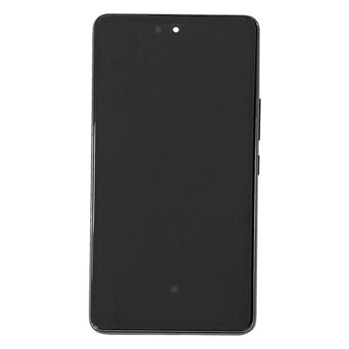 DISPLAY LCD PER SAMSUNG A536B A53 NERO CON FRAME (OLED) (O/S)