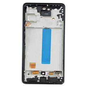 DISPLAY LCD PER SAMSUNG A536B A53 NERO CON FRAME (OLED) (O/S)