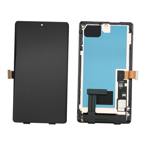 DISPLAY LCD FOR GOOGLE PIXEL 7 PRO GP4BC GE2AE BLACK WITH FRAME (AMOLED) (O/S)