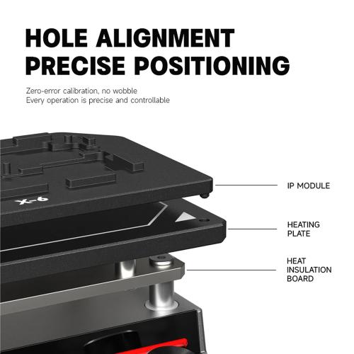 PRERISCALDATORE DISSALDANTE LUOWEI HS3-PRO + KIT MODULI IPHONE X - 16 SERIES