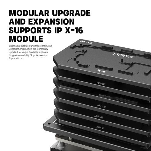 PRERISCALDATORE DISSALDANTE LUOWEI HS3-PRO + KIT MODULI IPHONE X - 16 SERIES