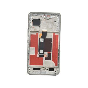 BILDSCHIRM LCD FUR HUAWEI HONOR 90 5G REA-NX9 SILVER MIT RAHMEN (AMOLED)