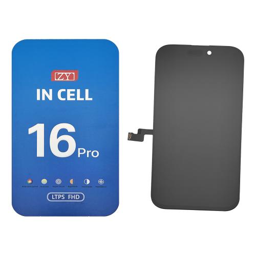 BILDSCHIRM LCD FUR IPHONE 16 PRO (INCELL ZY LTPS IC Austauschbar) 120Hz