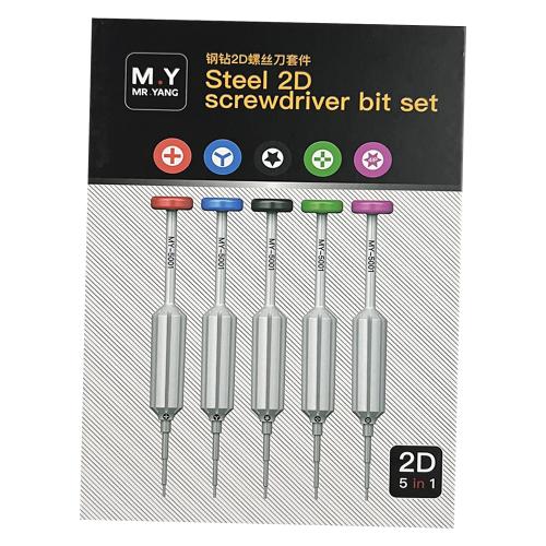 KIT CACCIAVITI 2D M.Y STEEL DRILL (5 IN 1)