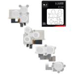 PROTEZIONE FOTOCAMERA POSTERIORE MAGNETICA M.Y 4 IN 1 PER IPHONE