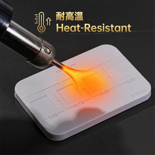 PAD SILICONE MAGNETICO M.Y 005 TAPPETINO GRIGIO PER REBALLING IC CHIP