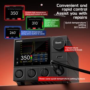 STAZIONE SALDANTE QIANLI H400 T210 / T245 PER SALDATURA A STAGNO INTELLIGENTE 