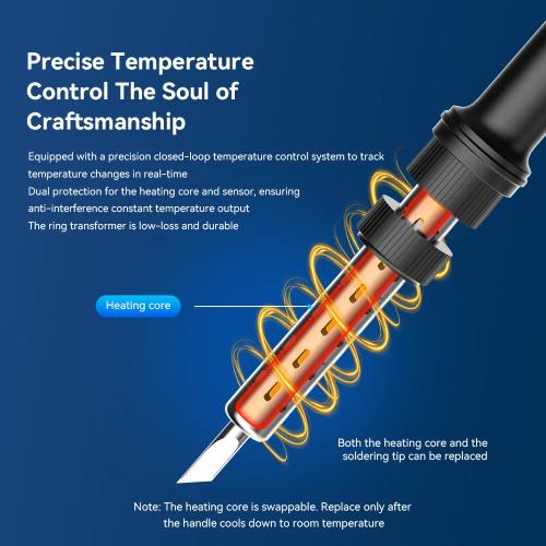 STAZIONE SALDANTE AIXUN T515 AD ALTA FREQUENZA PER SALDATURA A STAGNO INTELLIGENTE