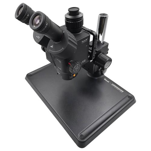 MICROSCOPIO QIANLI GORILLA 6558 TRINOCULARE 6.5-58X CON INTERFACCIA 0.5CTV E LENTE BARLOW 0.7X - NERO (2026 EDITION)