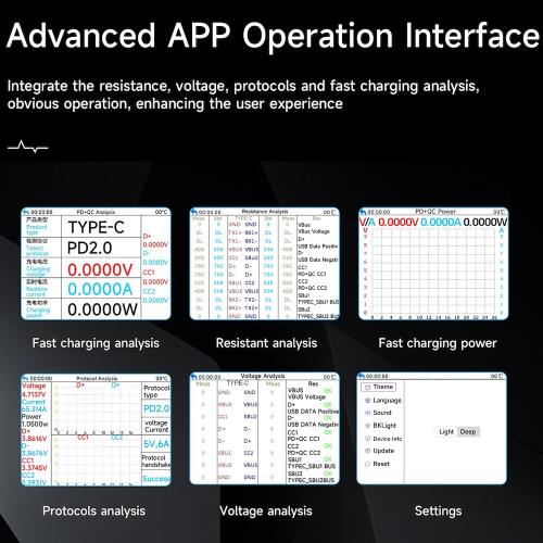 TESTER DOCK RICARICA CD01 JCID CON RILEVAMENTEO AUTOMATICO TYPE-C / LIGHTNING 
