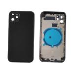 BACK COVER PER IPHONE 11  NERO CON FRAME COMPATIBILE
