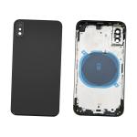 BACK COVER PER IPHONE XS  NERO CON FRAME COMPATIBILE