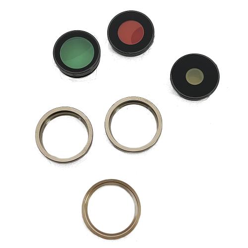 VETRO CAM POSTERIORE PER IPHONE 14 PRO MAX CON FRAME GOLD