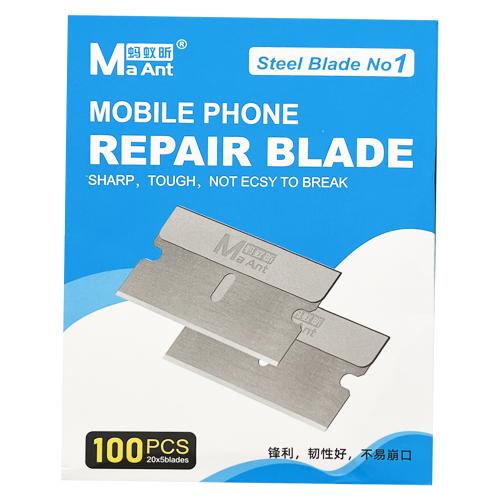 KIT LAMA IN ACCIAIO AL CARBONIO AD ALTA RESISTENZA MAANT NO. 1 (100 PZ)