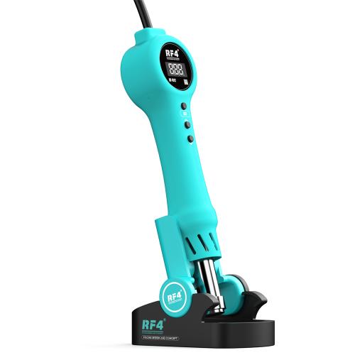 PISTOLA AD ARIA CALDA RF4 RF-H12 CON DISPLAY DIGITALE E BASE DI SUPPORTO 800W