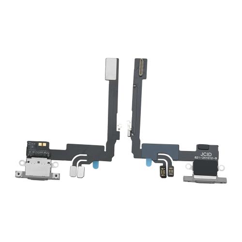 FLAT DOCK RICARICA PER IPHONE 16 PRO  TITANIO NATURALE JCID 