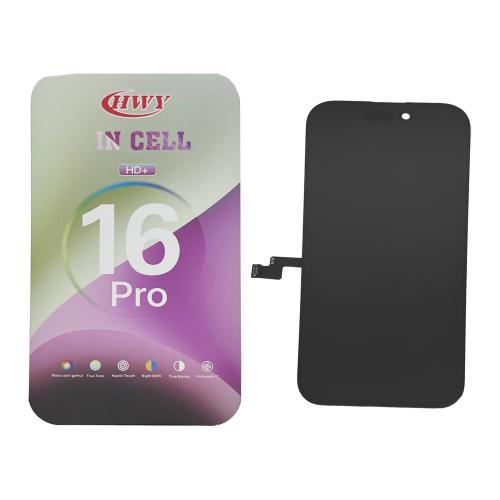 DISPLAY LCD FOR IPHONE 16 PRO (INCELL ZY a-Si HD+ IC Exchangeable) 120Hz