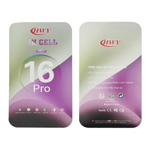 DISPLAY LCD FOR IPHONE 16 PRO (INCELL ZY a-Si HD+ IC Exchangeable) 120Hz