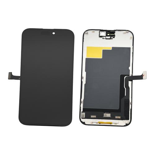 DISPLAY LCD PER IPHONE 15 PRO NERO (INCELL ZY FFHD IC Intercambiabile) 120Hz
