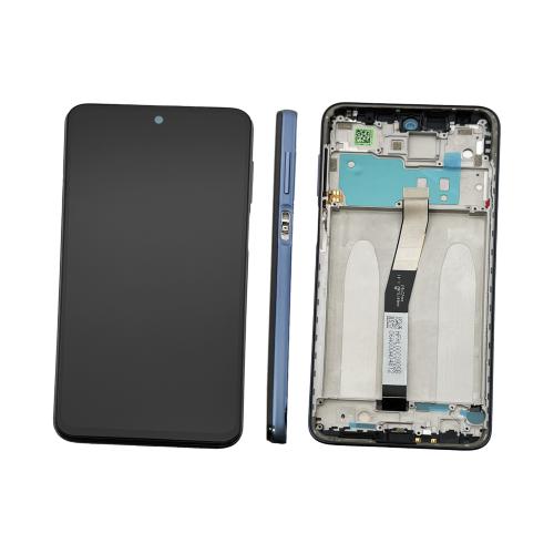 DISPLAY LCD PER XIAOMI REDMI NOTE 9S / 9 PRO GRIGIO TARNISH CON FRAME 560003J6B200 560004J6A100