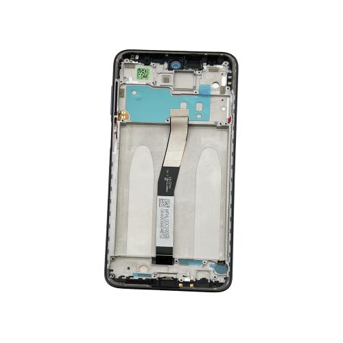 DISPLAY LCD PER XIAOMI REDMI NOTE 9S / 9 PRO GRIGIO TARNISH CON FRAME 560003J6B200 560004J6A100