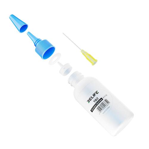 DISPENSER RELIFE TB2 50ML CON AGO IN ACCIAIO PER ALCOL ISOPROPILICO ESD TRASPARENTE