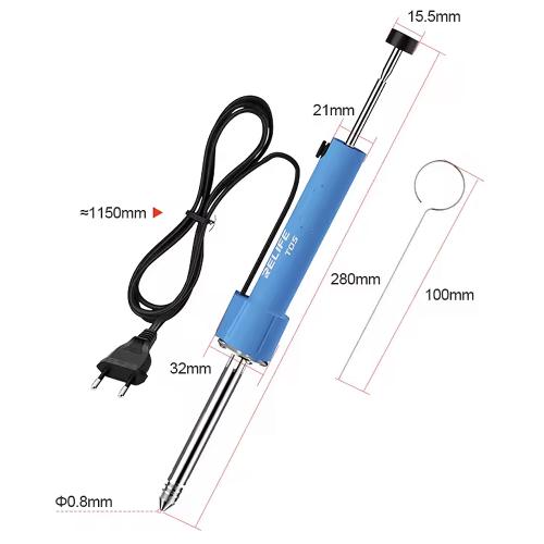 SALDATORE PORTATILE 30W CON VENTOSA RIMUOVI STAGNO RELIFE TO5