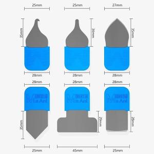 ATTREZZO DI APERTURA CON LAMA MAANT MY-118 (SET 6PZ) PER SMONTAGGIO LCD / BACK COVER / BATTERIA SMARTPHONES