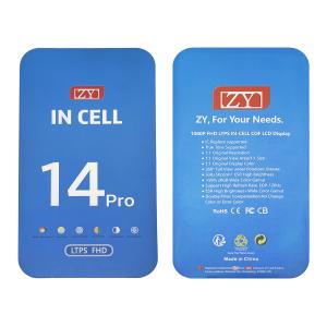 DISPLAY LCD PER IPHONE 14 PRO  NERO (INCELL ZY-FFHD IC Intercambiabile) 120Hz