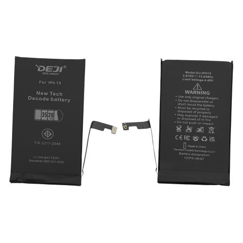 BATERIA PARA IPHONE 15 (DEJI) AUTODIAGNOSTICABLE AUMENTO 3520mAh