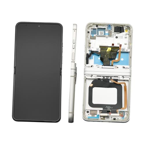 PANTALLA LCD PARA MOTOROLA XT2323-2 RAZR 40 CREMA / VANILLA CREAM CON MARCO 5D68C23025